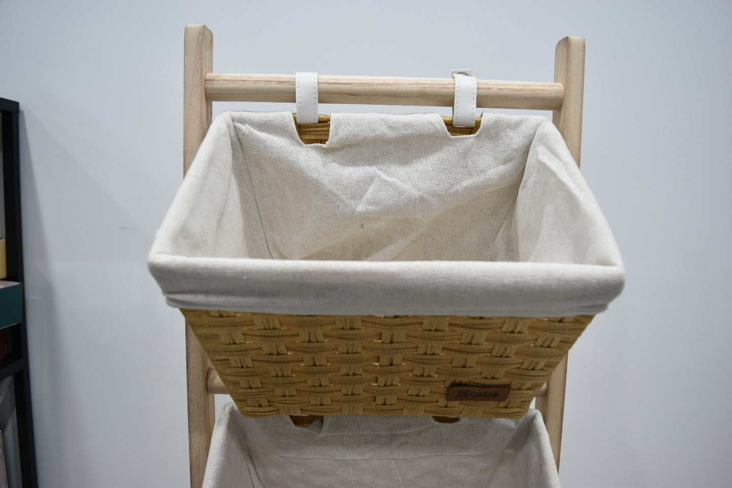 Storage stand with 3 baskets