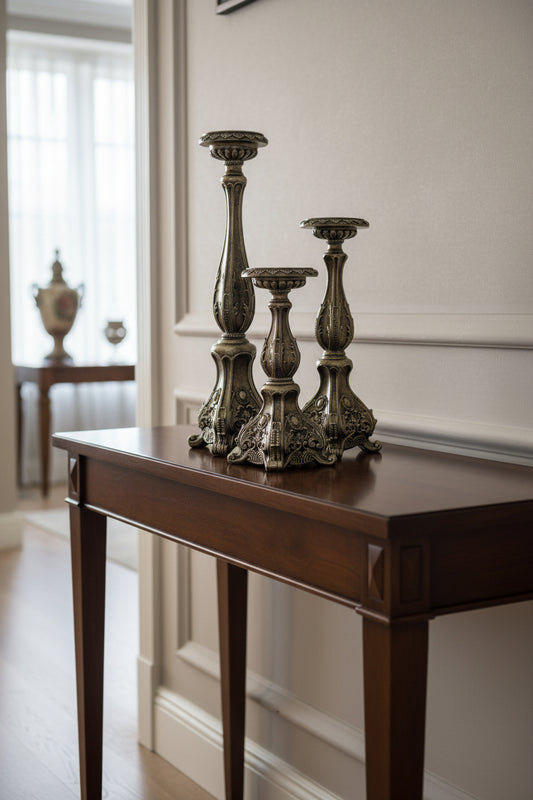 Resin Candle Holder large