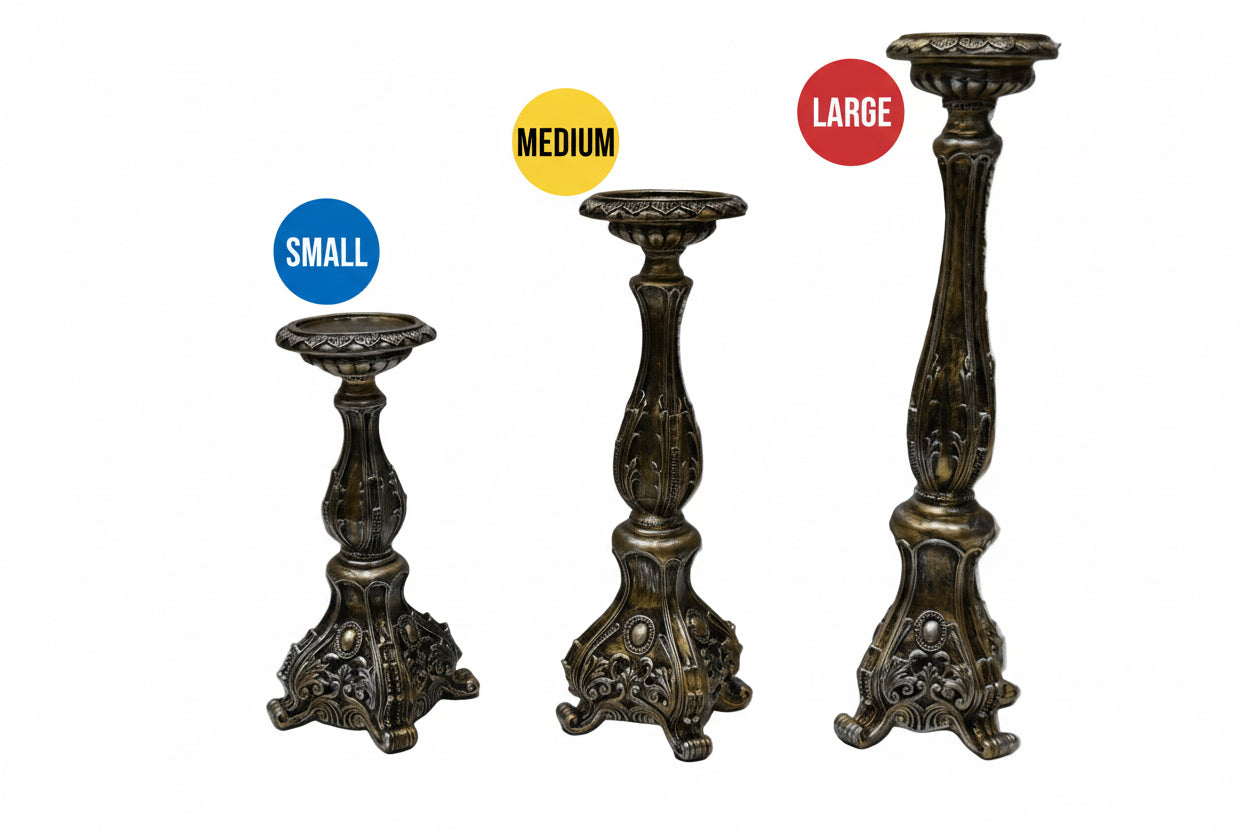 Resin Candle Holder large