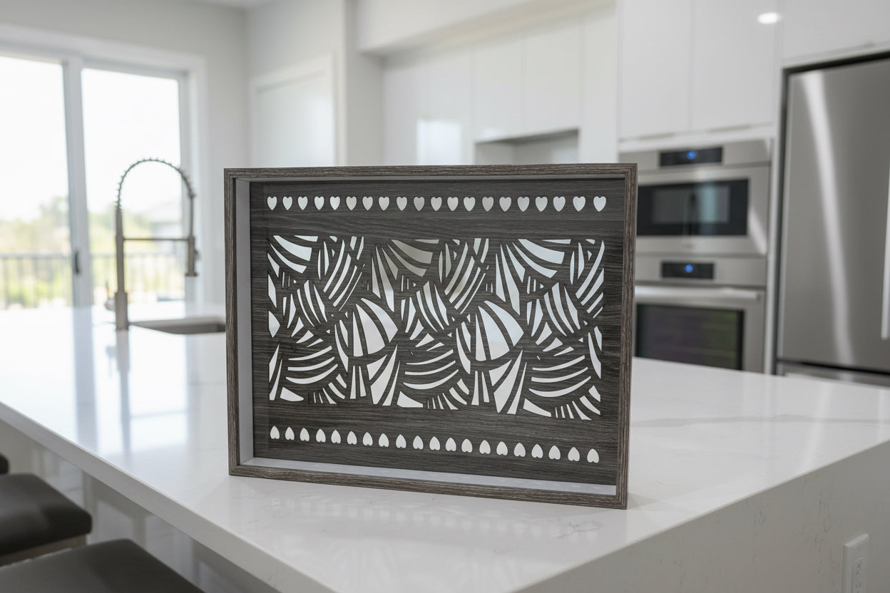 Wooden Tray set 2 pcs