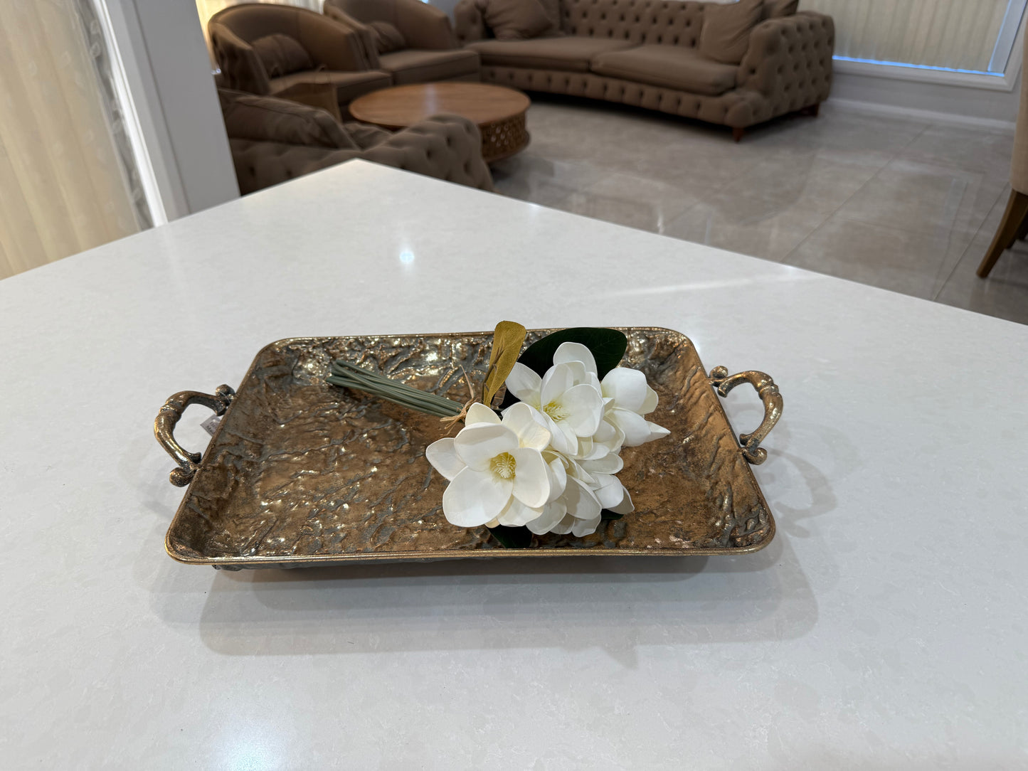 Metal rectangle Tray Set 2pcs