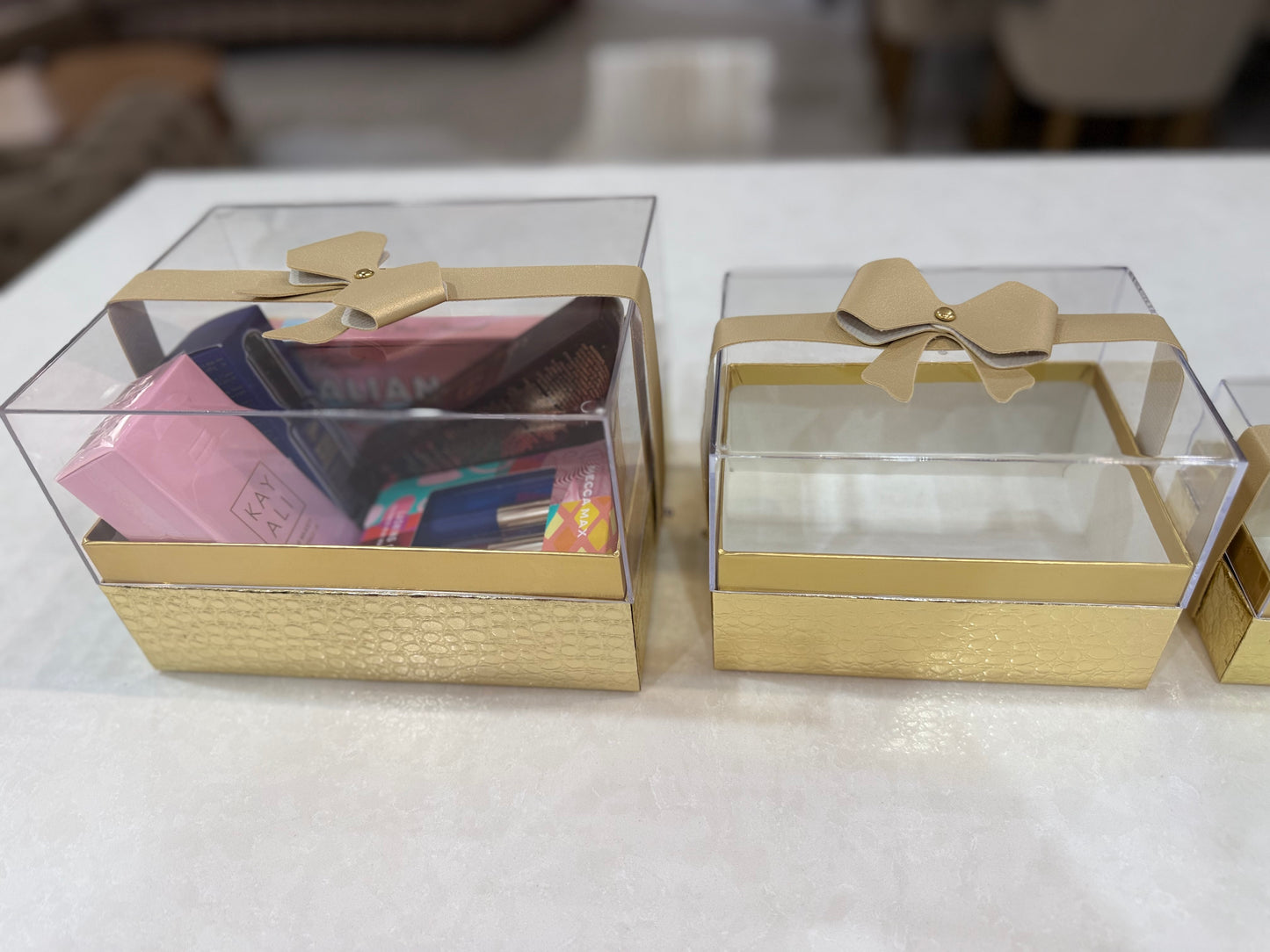 Set of three Luxe Gift box